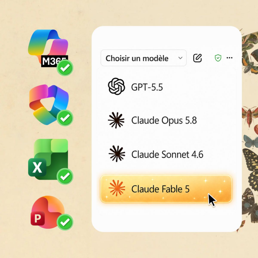 Claude Fable 5 proposé en preview dans Copilot Cowork