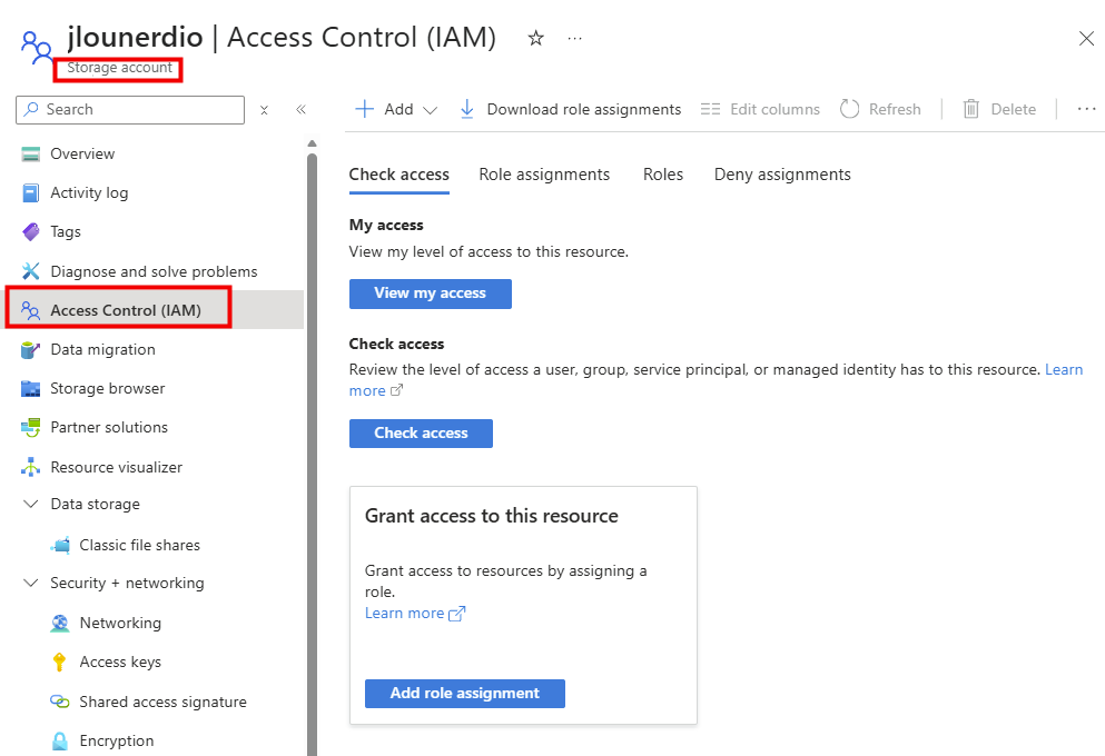 Portail Azure : opérations de control plane (création, snapshots) consommant un quota au niveau du compte de stockage