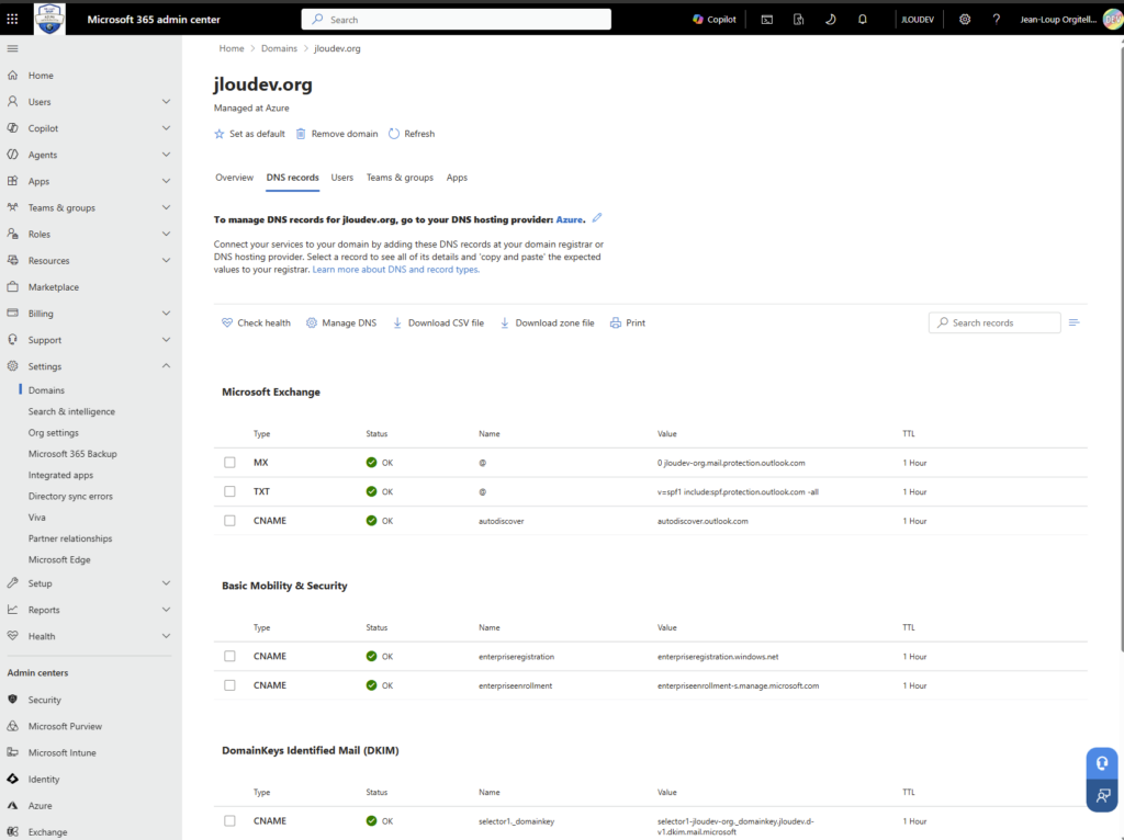 Domaine personnalisé déjà utilisé dans Microsoft 365
